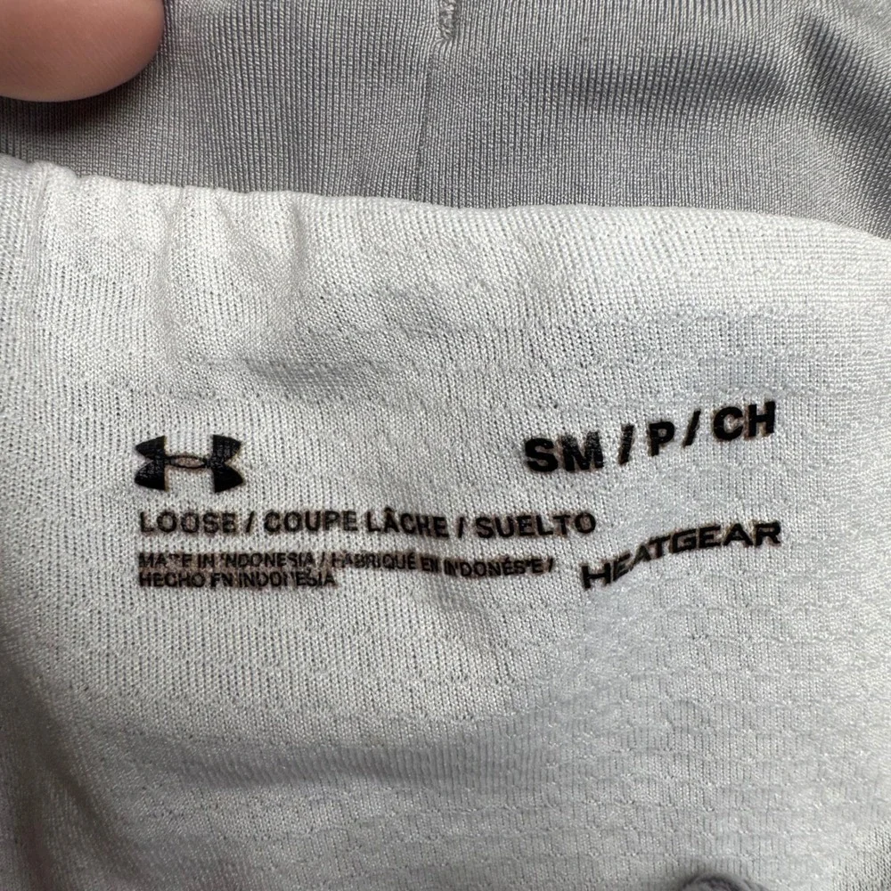Under Armour HeatGear Womens Running Shorts Grey Loose Fit Size Small SM P‎ CH